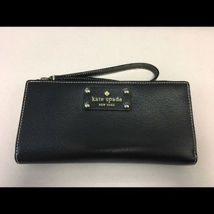 Kate Spade Black Wristlet Wallet